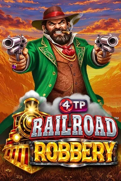 slot-9 Railroad Robbery banditt med to revolvere